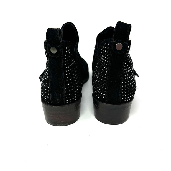 Lucca Lane size 6.5 black booties Syanna leather studded side zip NWOT‎ / NWOB - Picture 4 of 9